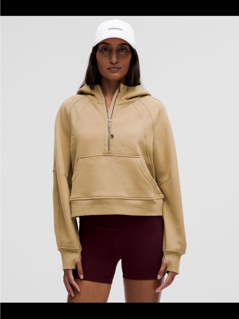 lululemon scuba oversized half zip hoodie